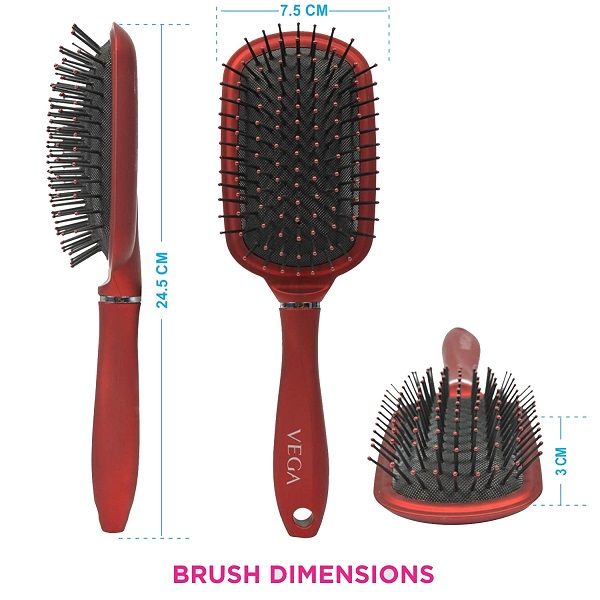 Vega Basic Hair Brush (Color May Vary)(E11-Pb)-7