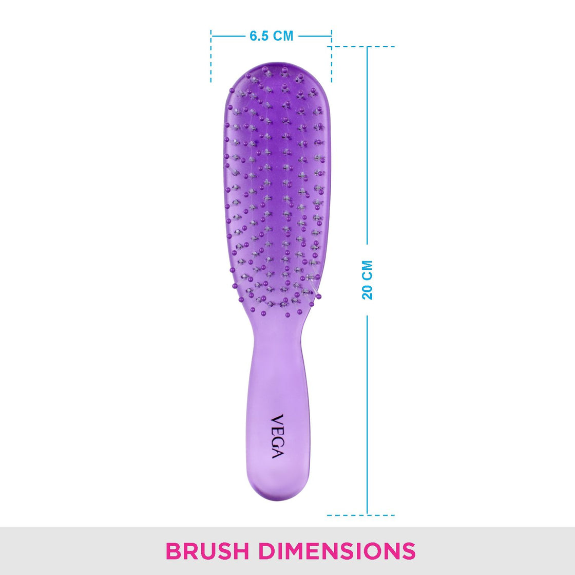 Vega Basic Hair Brush (R2-Mb)-5