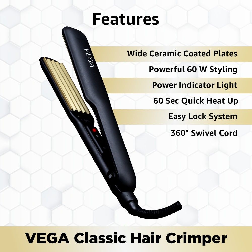 Vega Classic Hair Crimper (Vhcr-01)-5