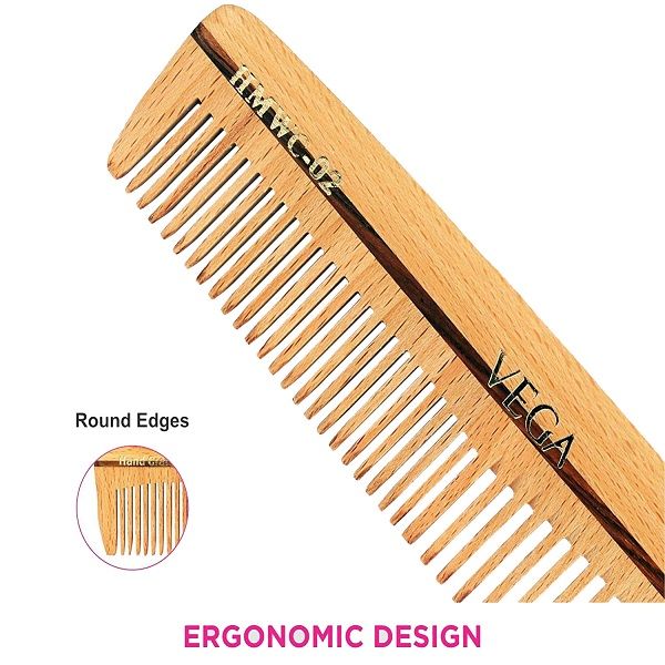 Vega Classic Wooden Comb (Hmwc-02)-6
