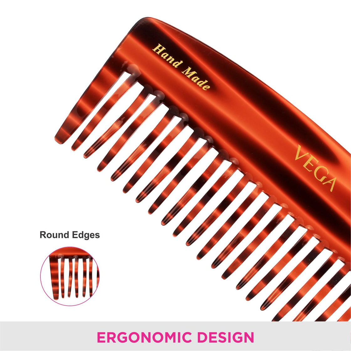 Vega De-Tangling Handcrafted Comb - Large (Hmc-21)-2