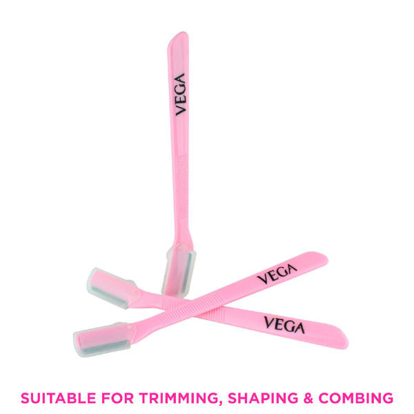 Vega Eyebrow Shaper Set Of 3 Tools - Ess-01-4
