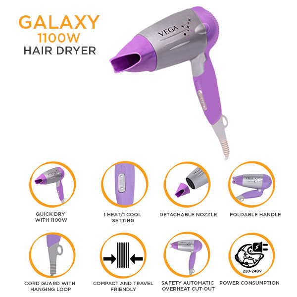 Vega Galaxy Vhdh-06 Hair Dryer-8