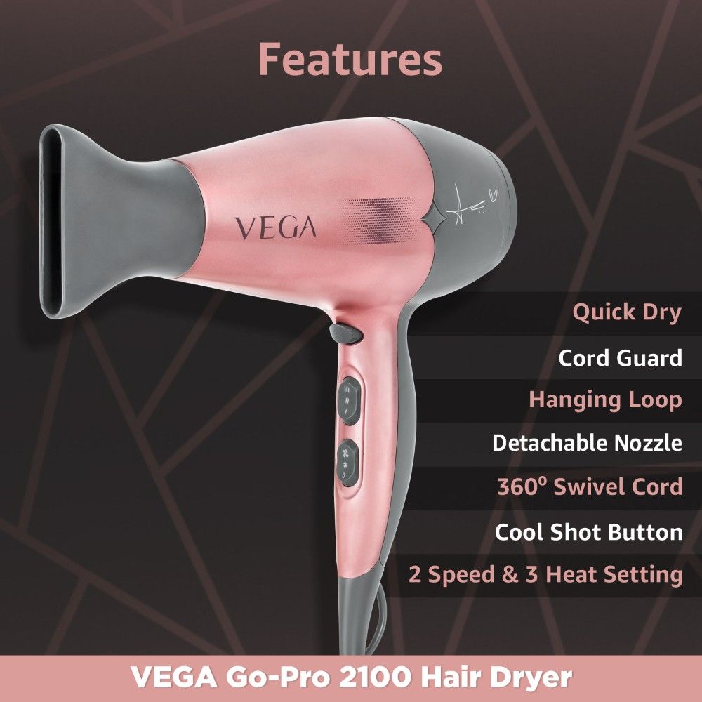 Vega Go-Pro 2100 Hair Dryer(Vhdh-25)-4