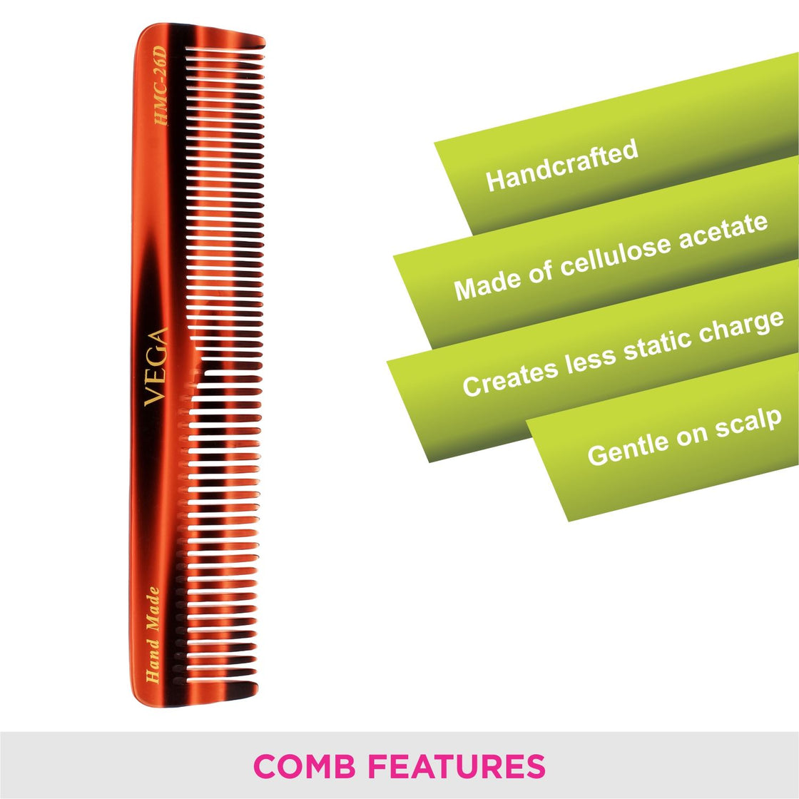 Vega Graduated Dressing Comb (Hmc-26D)-4