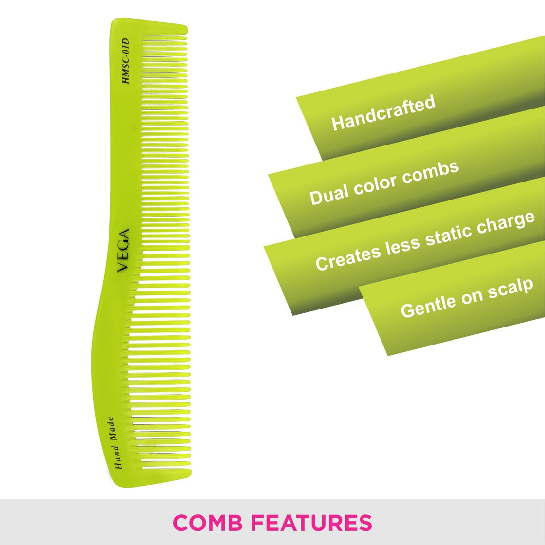 Vega Hmsc-01D Graduated Dressing Comb-4