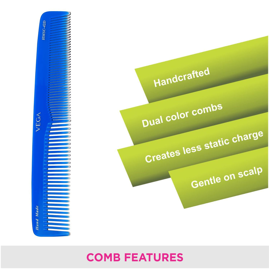 Vega Hmsc-42 D Dual Color Comb (Color May Vary)-4