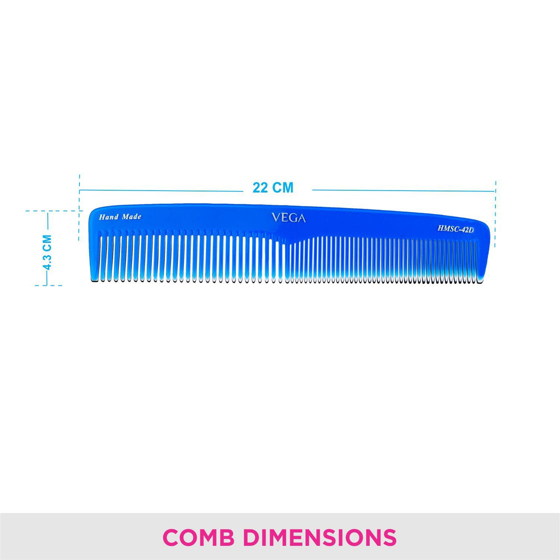 Vega Hmsc-42 D Dual Color Comb (Color May Vary)-5
