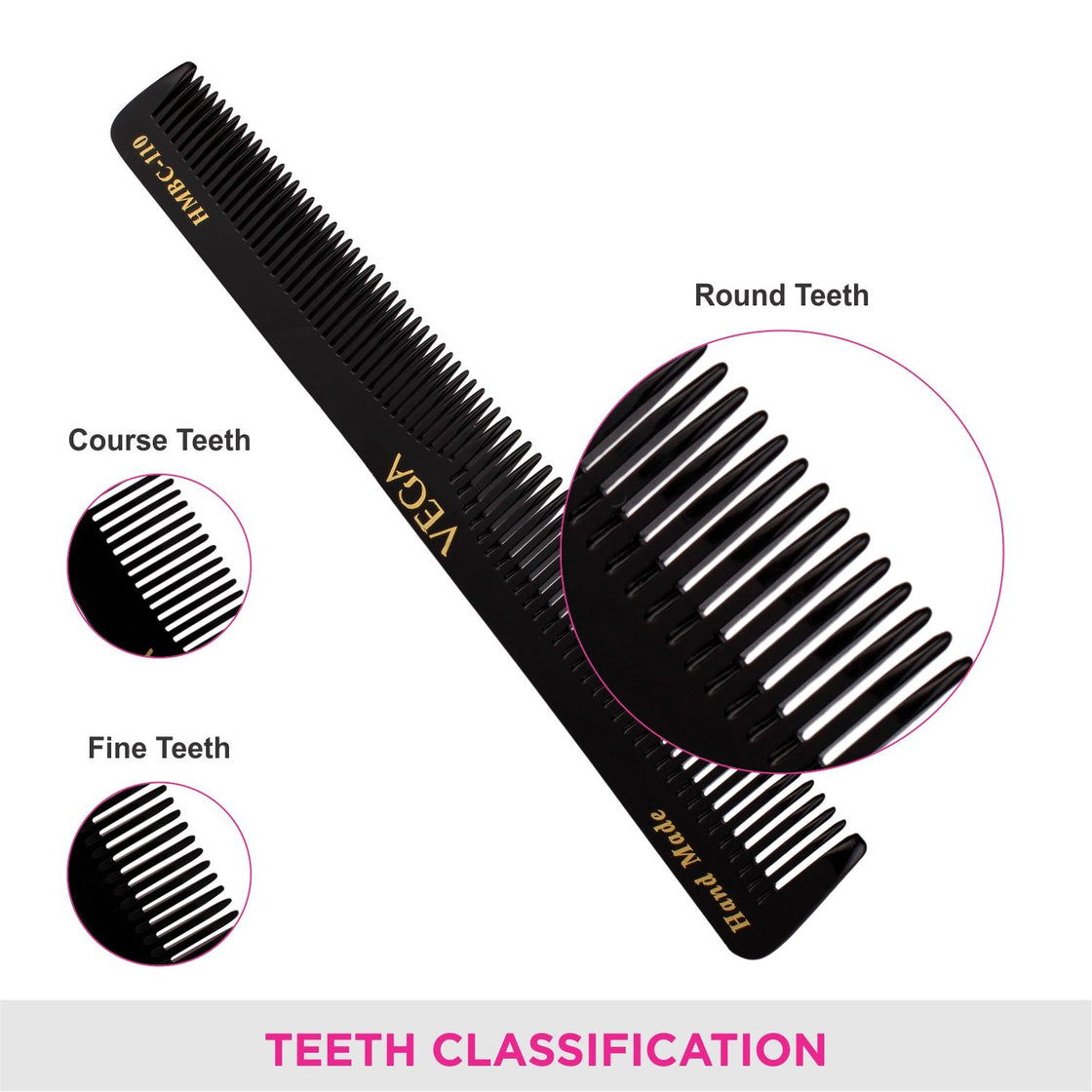 Vega Handcrafted Black Comb (Hmbc-110)-3