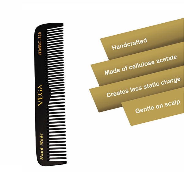 Vega Handcrafted Black Comb (Hmbc-126)-6