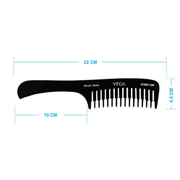 Vega Handcrafted Black Comb (Hmbc-204)-7