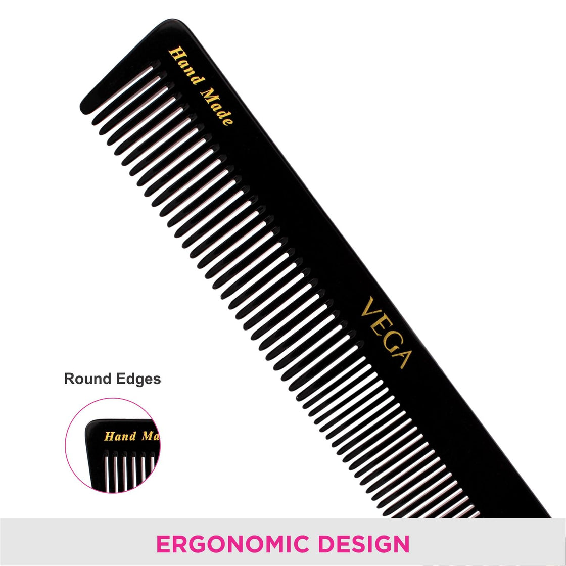Vega Handcrafted Black Hair Comb (Hmbc-109)-2