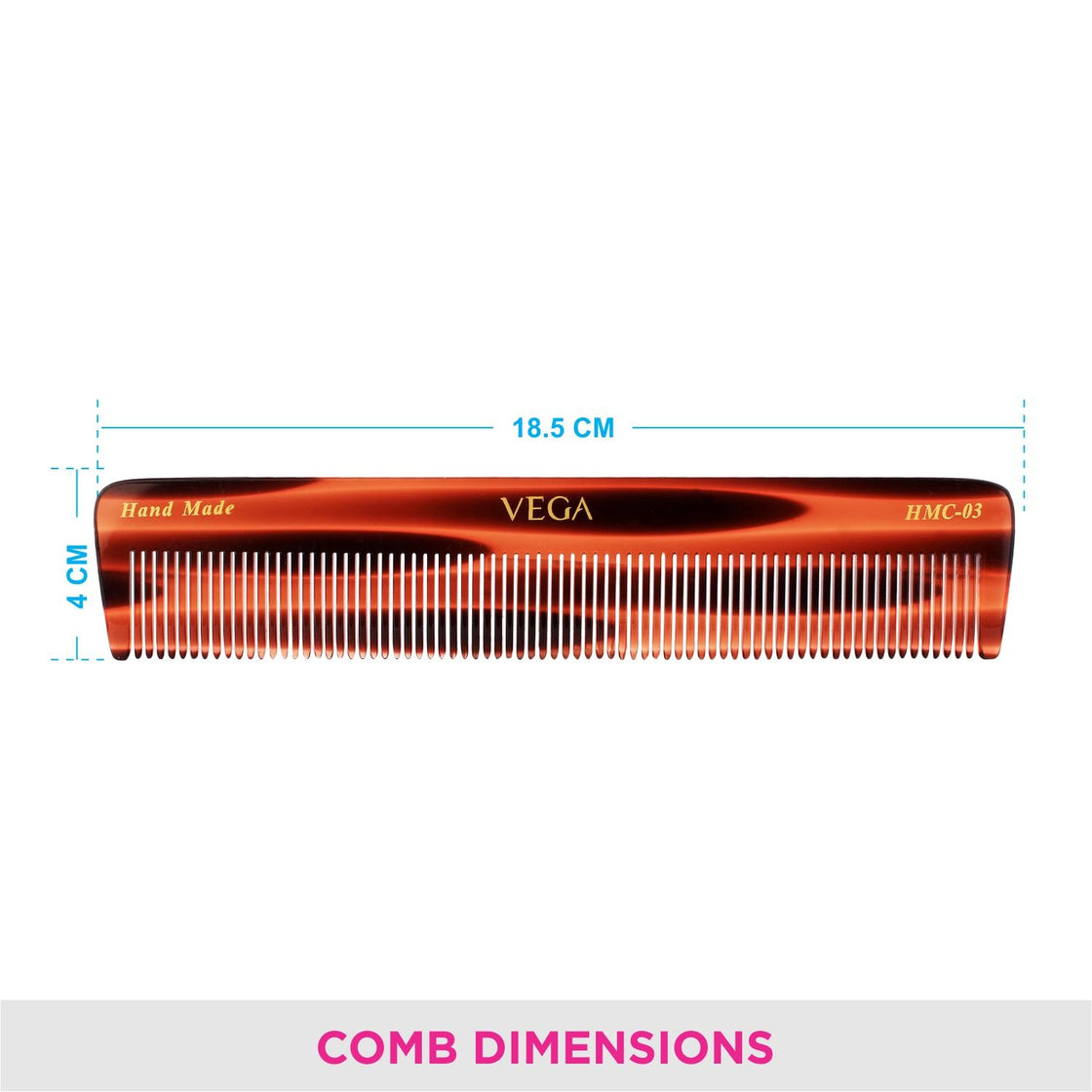 Vega Handcrafted Comb - Hmc-03-5