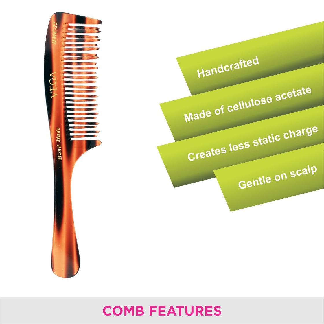 Vega Handcrafted Comb (Hmc-22)-4