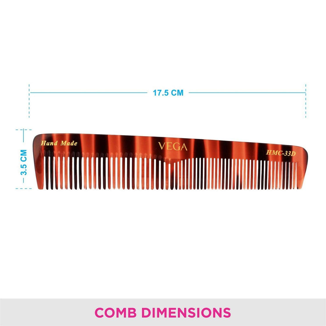 Vega Handcrafted Comb (Hmc-33D)-5