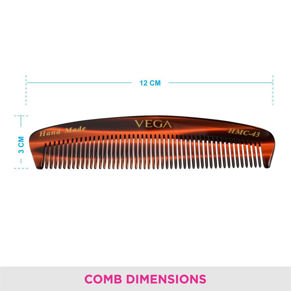 Vega Handcrafted Comb (Hmc-43)-5