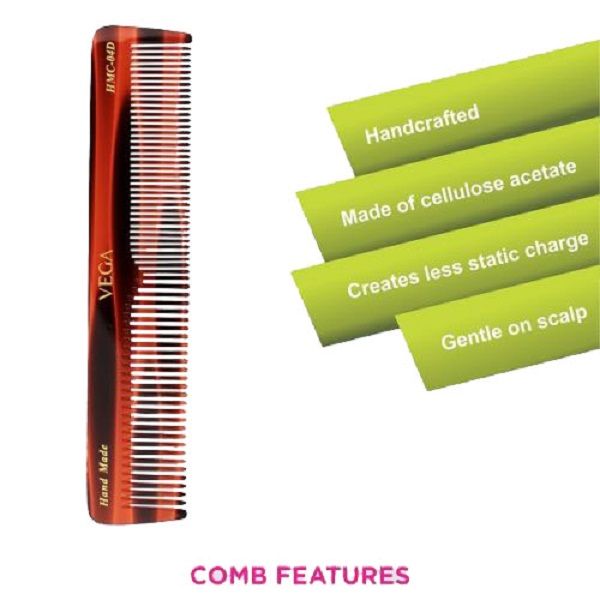 Vega Handcrafted Comb (Hmc-04D)-6