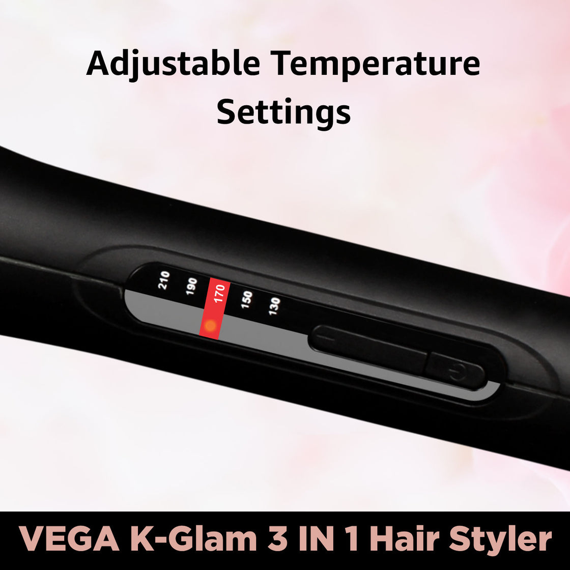 Vega K-Glam 3 In 1 Hair Styler - Rose Gold (Vhscc-04)-3