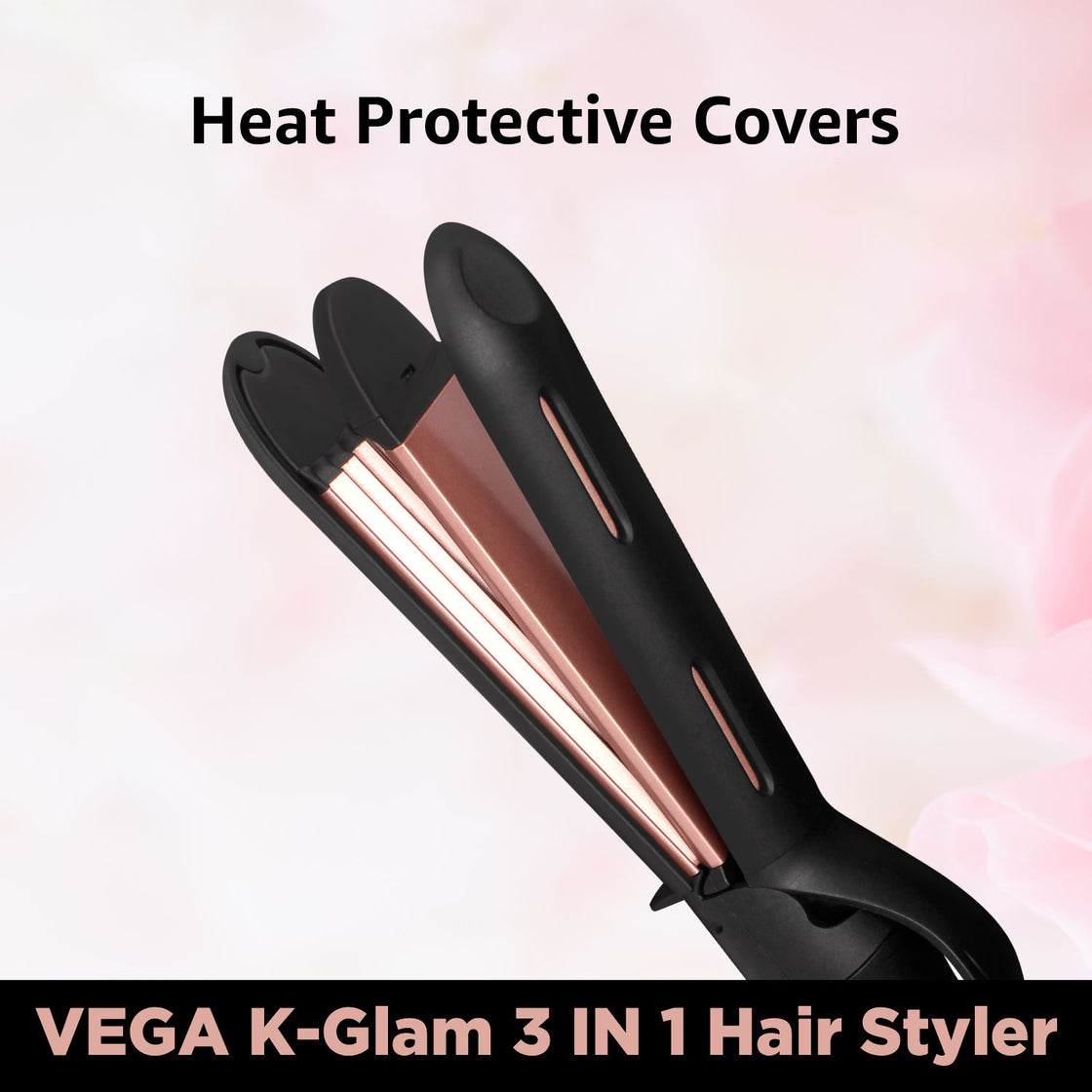 Vega K-Glam 3 In 1 Hair Styler - Rose Gold (Vhscc-04)-4
