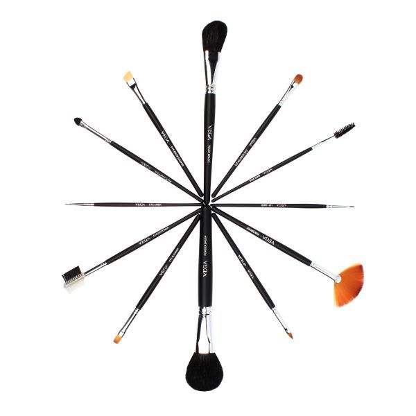 Vega Lk-12 Set Of 12 Brush With Brush Holding Bag