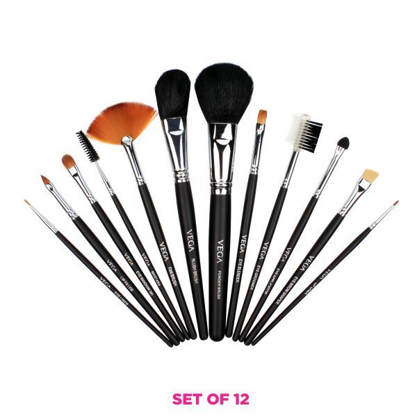 Vega Lk-12 Set Of 12 Brush With Brush Holding Bag-6