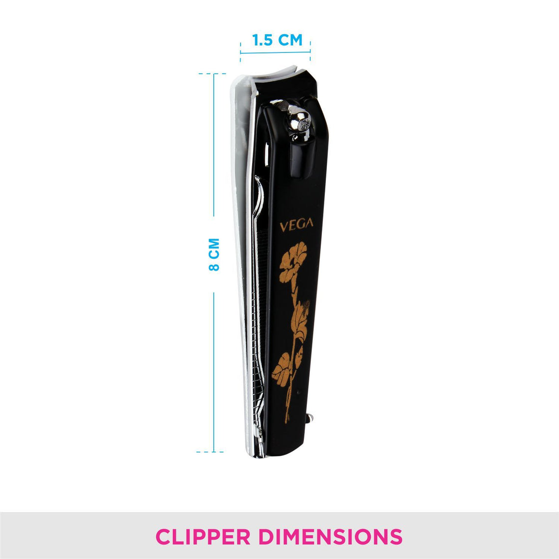 Vega Large Nail Clipper (Black) (Lnc-03)-5
