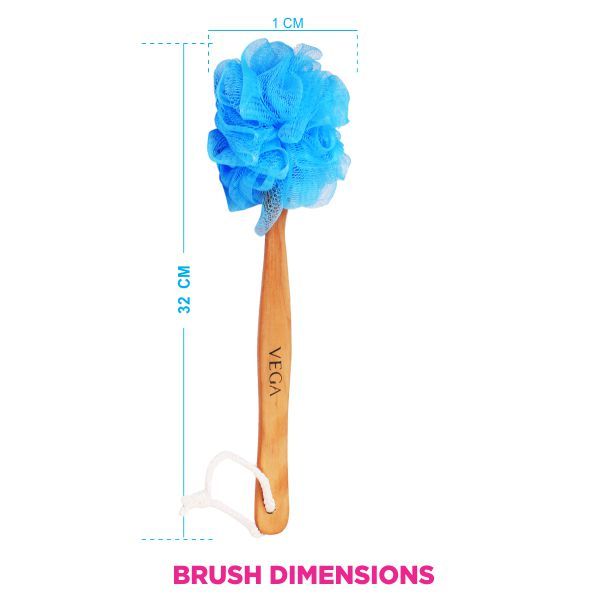Vega Luxury Back Sponge Brush Bath Brush (Ba-1/6) (Color May Vary)-6