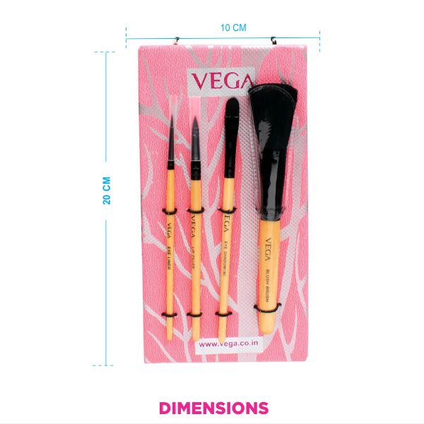 Vega Make-Up Brushes Evs-04 (Set Of 4)