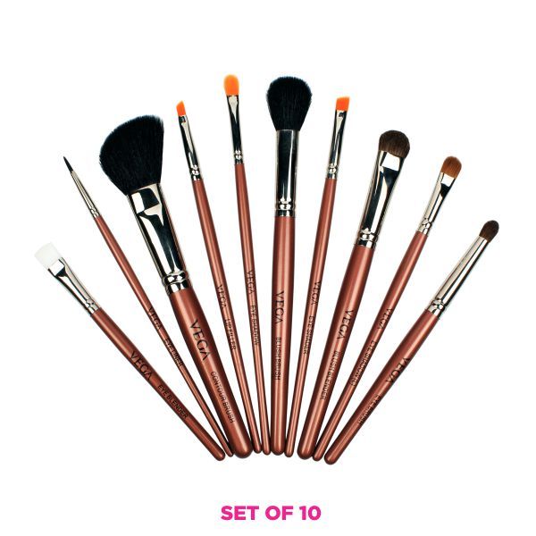 Vega Make-Up Brushes Lk-10 (Set Of 10)-4