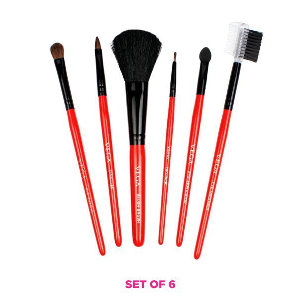Vega Make-Up Brushes Mbs-06 (Set Of 6)