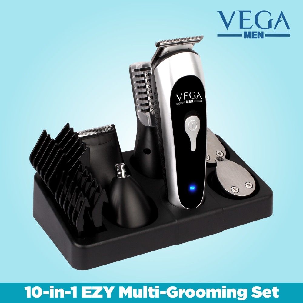 Vega Men 10-In-1 Ezy Multi-Grooming Set (Vhth-22)-2