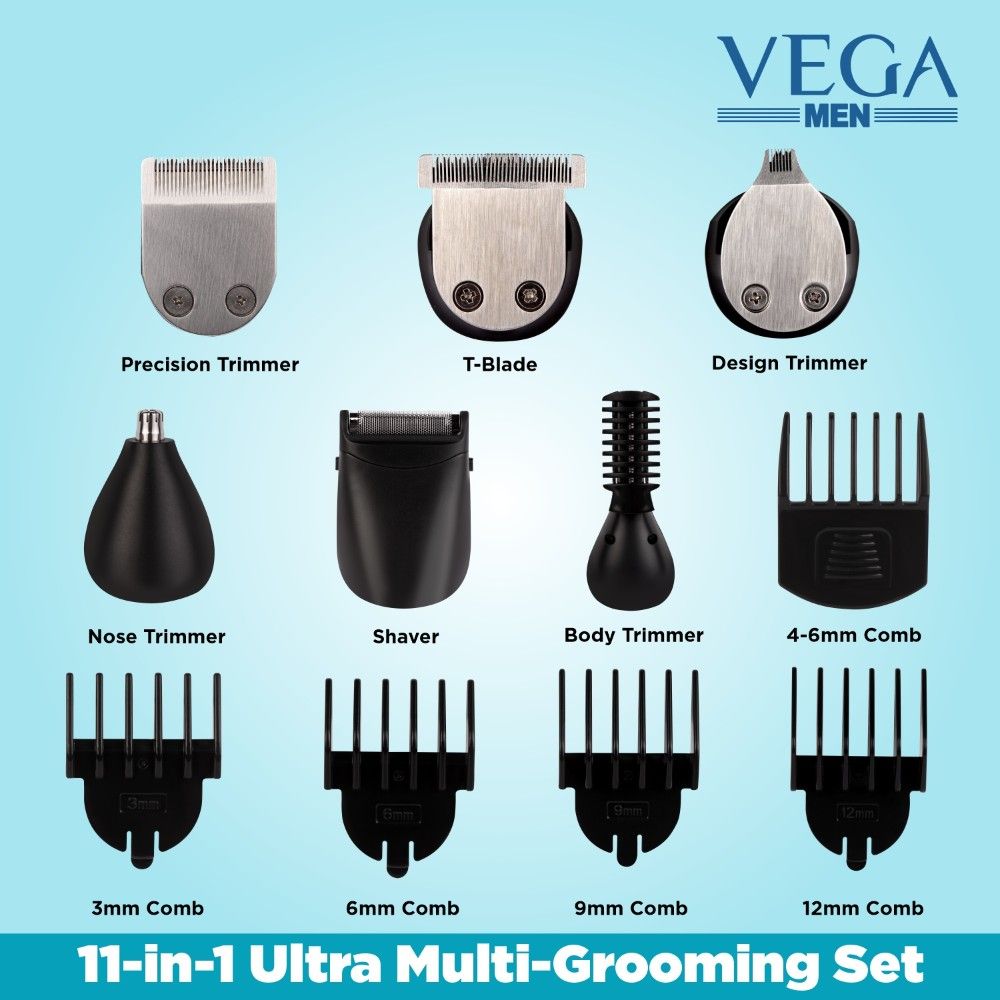 Vega Men 11-In-1 Ultra Multi-Grooming Set (Vhth-20)-3