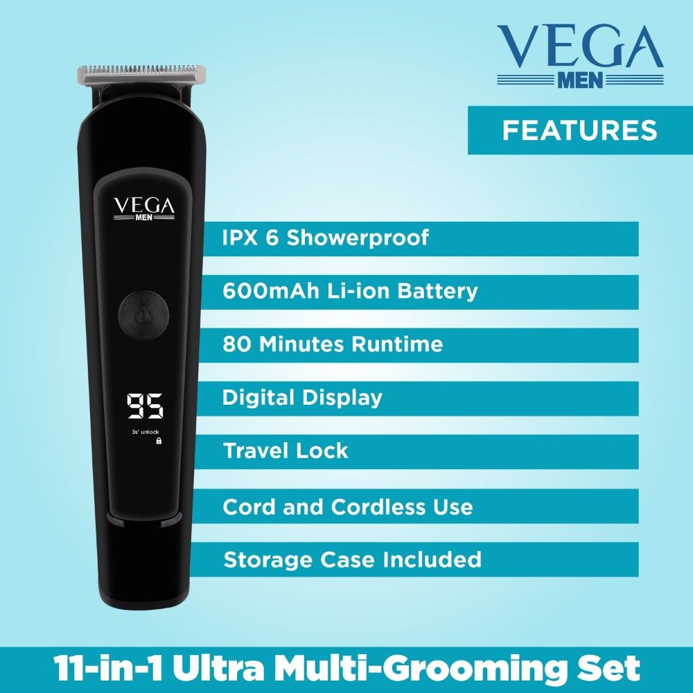 Vega Men 11-In-1 Ultra Multi-Grooming Set (Vhth-20)-4