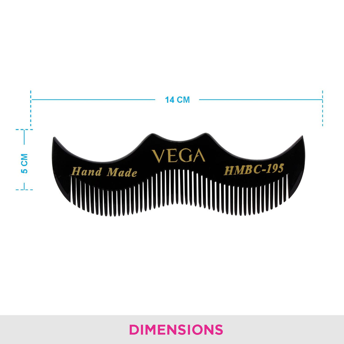 Vega Moustache Comb (Hmbc-195)-5