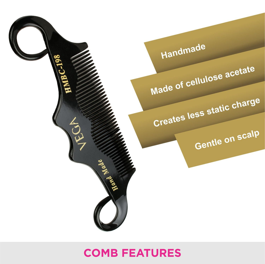 Vega Moustache Comb (Hmbc-198)-4