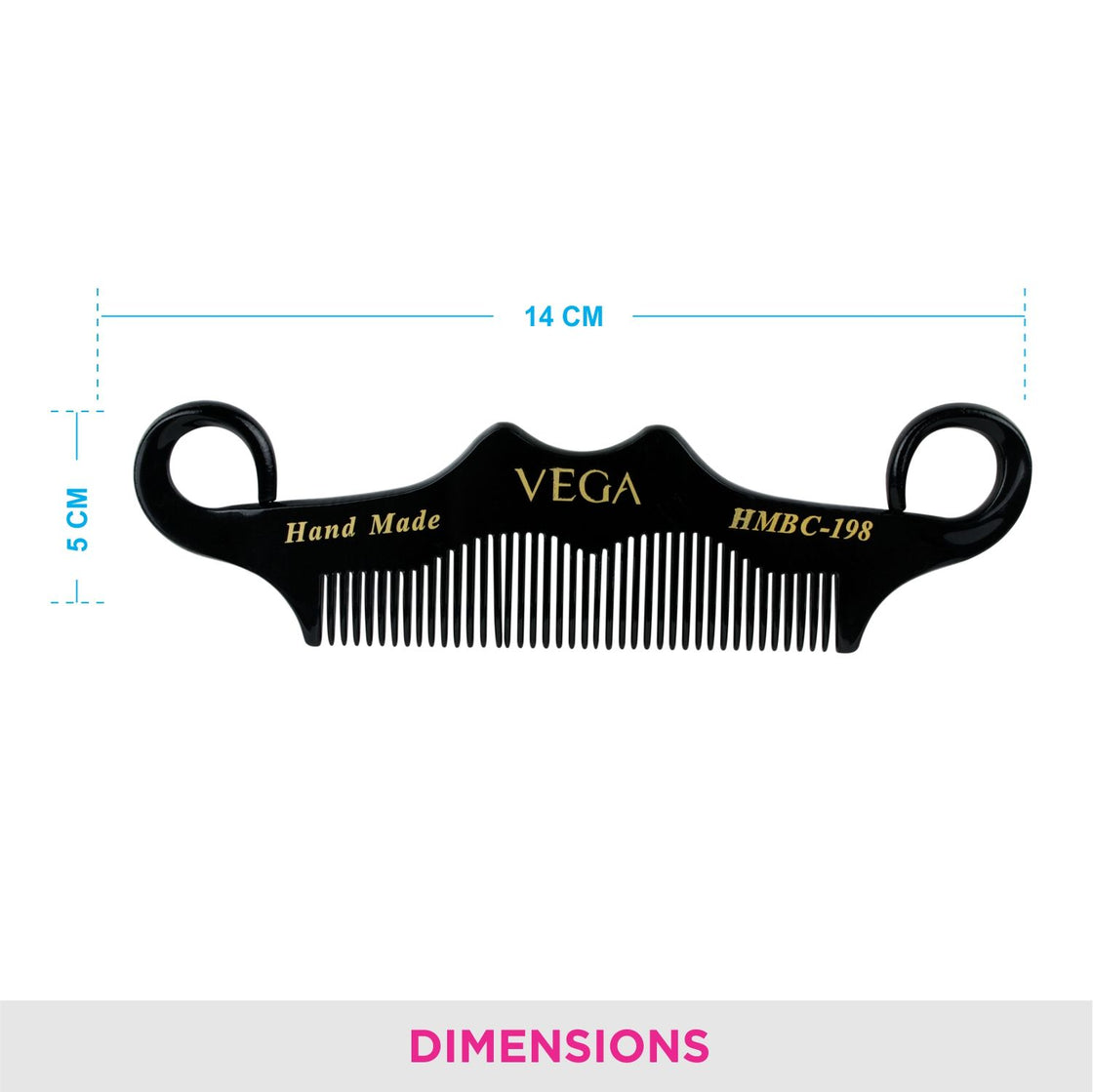 Vega Moustache Comb (Hmbc-198)-5