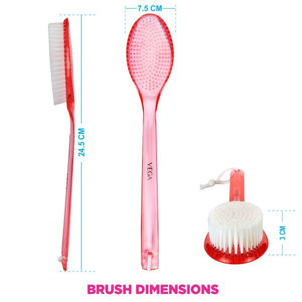 Vega New Luxury Bristle Bath Brush (Ba1/3)-6