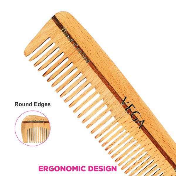 Vega Pocket Wooden Comb (Hmwc-07)-5