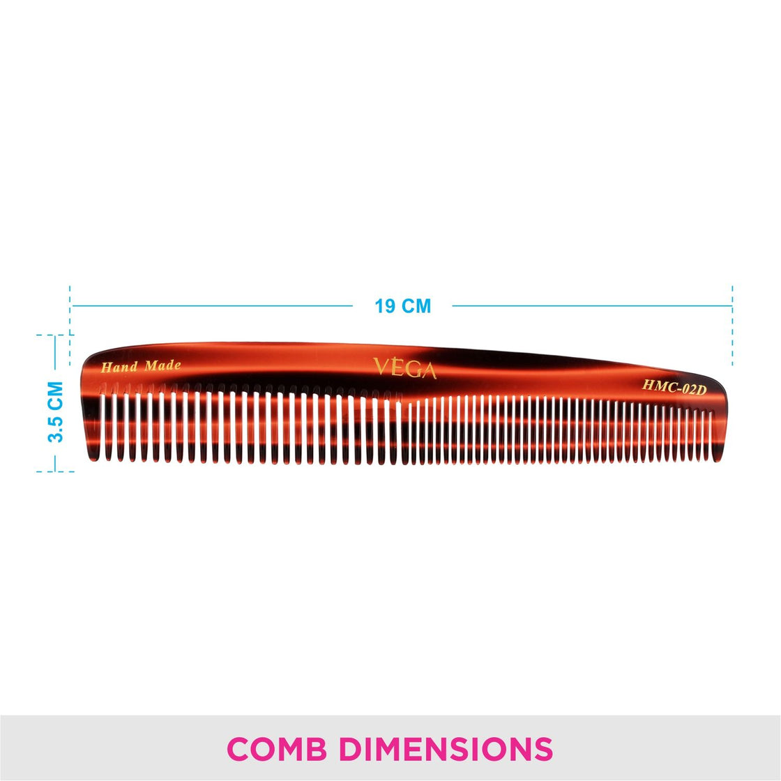 Vega Premium Handcrafted Comb (Hmc-02D)-5