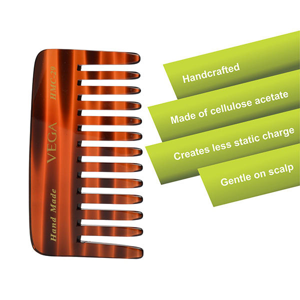 Vega Premium Handcrafted Comb - Small (Hmc-29)-4