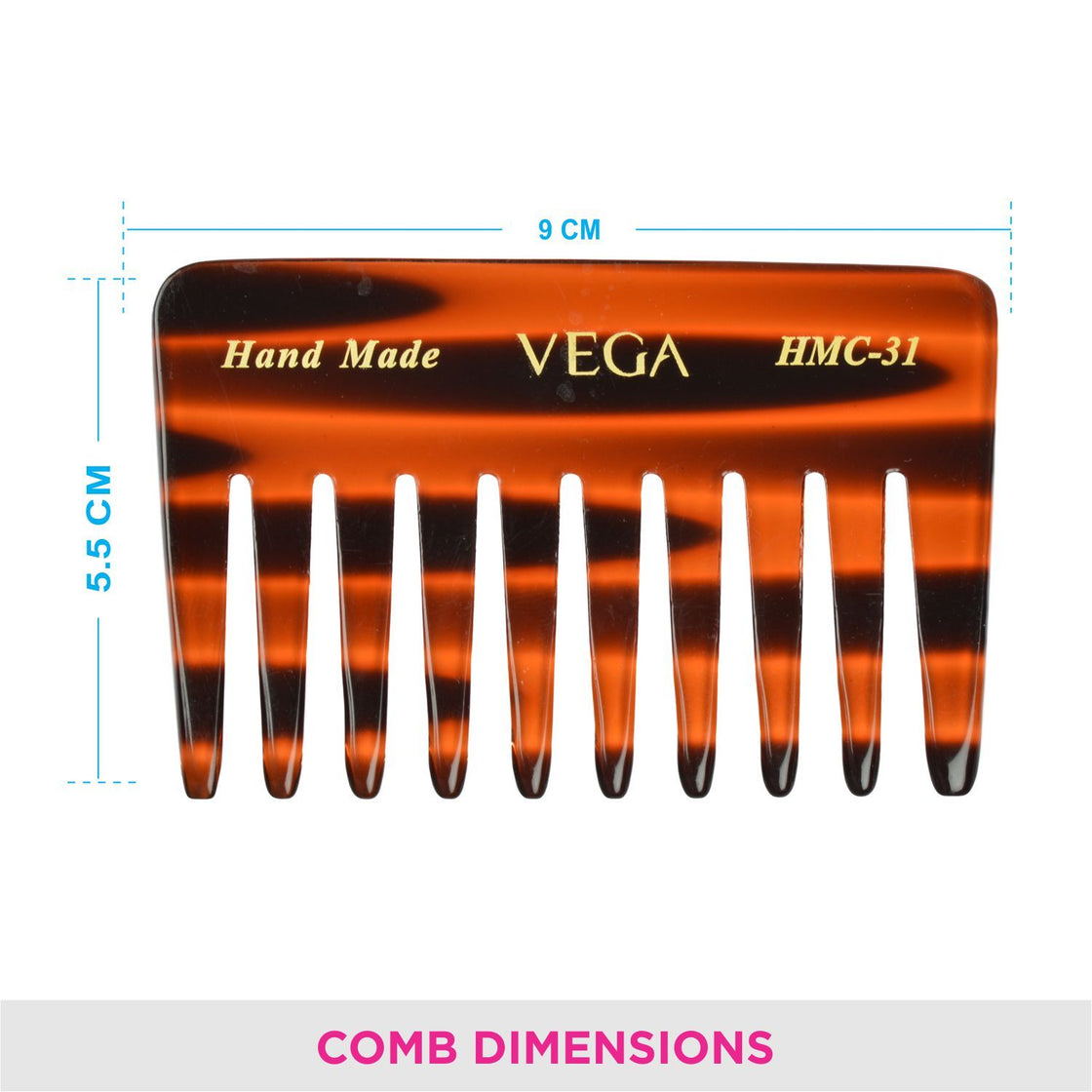 Vega Premium Handcrafted Comb - Small (Hmc-31)-5
