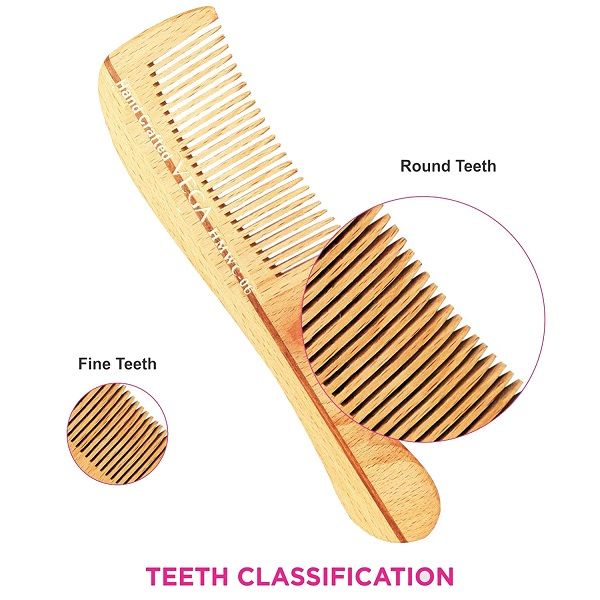 Vega Premium Wooden Comb (Hmwc-06)-4