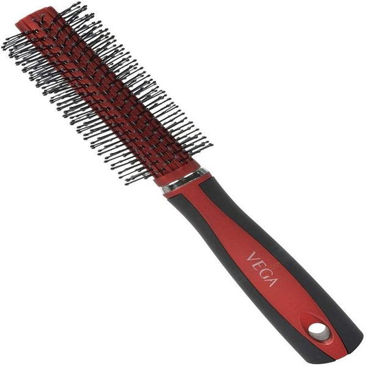 Vega Round Brush - Maroon E3-Rb
