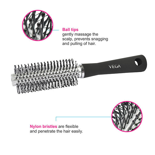 Vega Round Hair Brush (R10-Rb)-6
