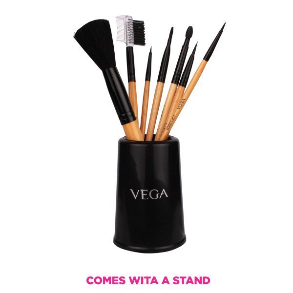 Vega Set Of 7 Make-Up Brushes - Evs-07-4