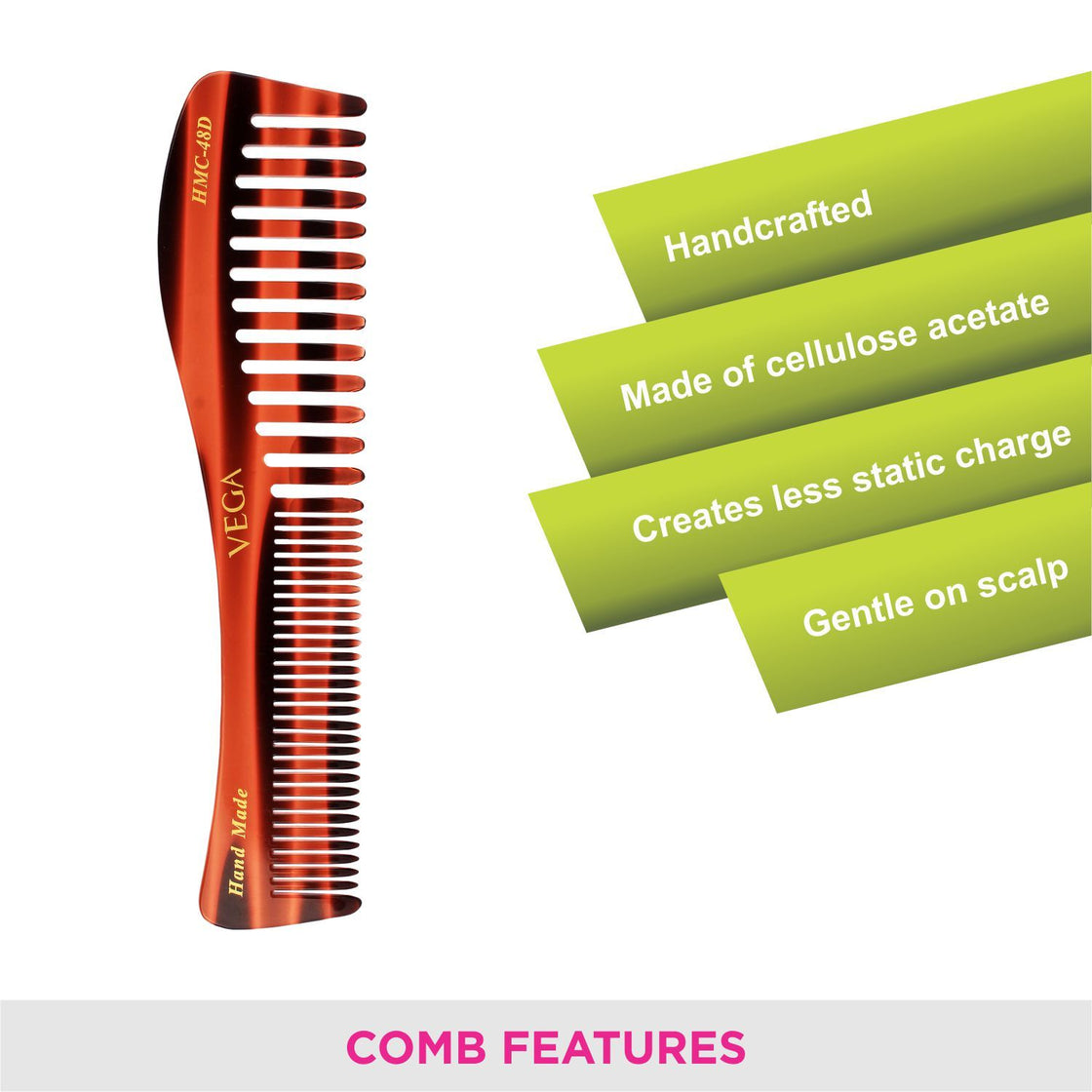 Vega Shampoo Comb Hmc-48D-4