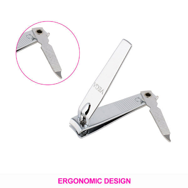 SPE SMALL SIZE NAIL CUTTER WITH PLASTIC GRIP ON TOP IMAGE SHOWING 3COLOR  6PC BUT CUSTOMER WILL RECEIVE ONLY 2PC WITH ANY ONE COLOUR