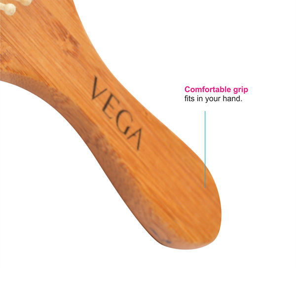 Vega Wooden Bristle Paddle Brush (E2-Pbb)-3