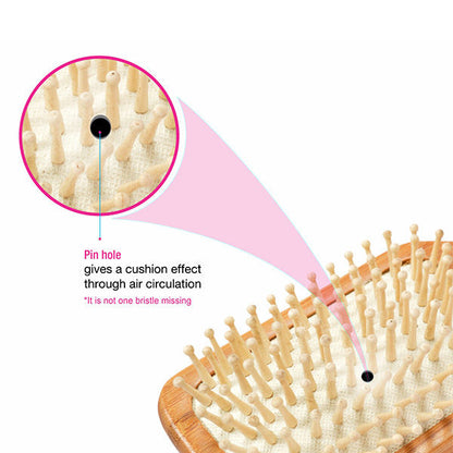 Vega Wooden Bristle Paddle Brush (E2-Pbb)-5