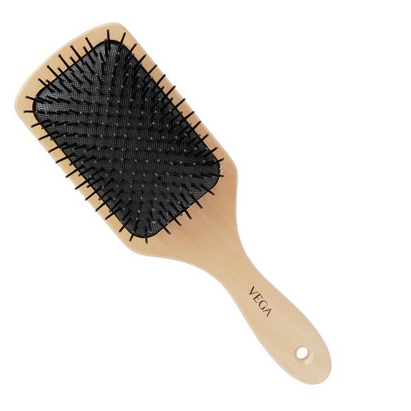 Vega Wooden Paddle Hair Brush - (E2-Pb)